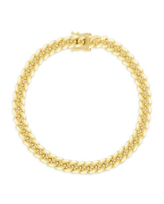 14K Gold 8.2mm Classic Miami Cuban