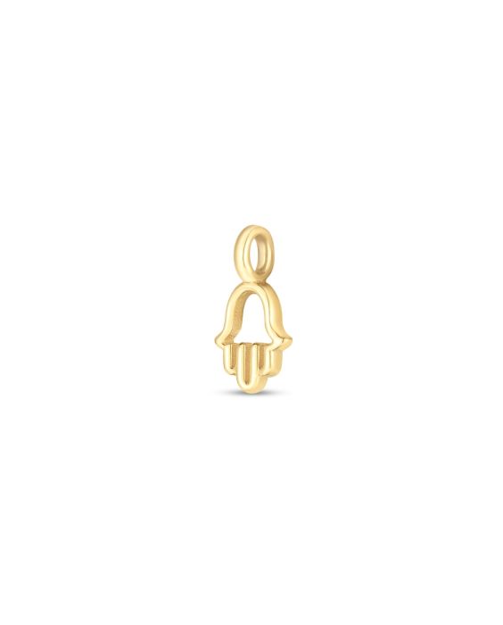 14K Hamsa Charm