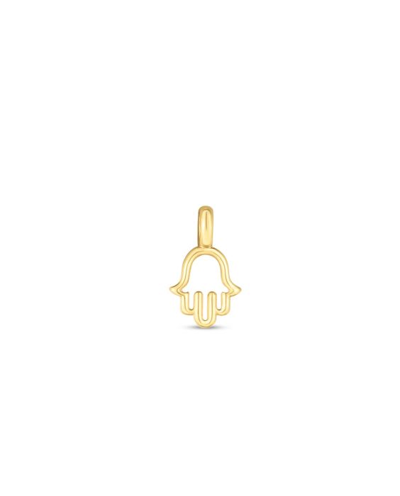 14K Hamsa Charm