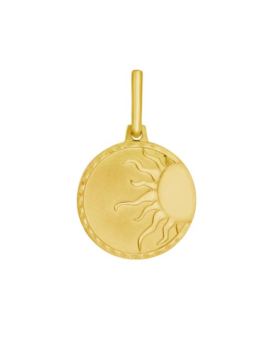 14K Sun Token Charm