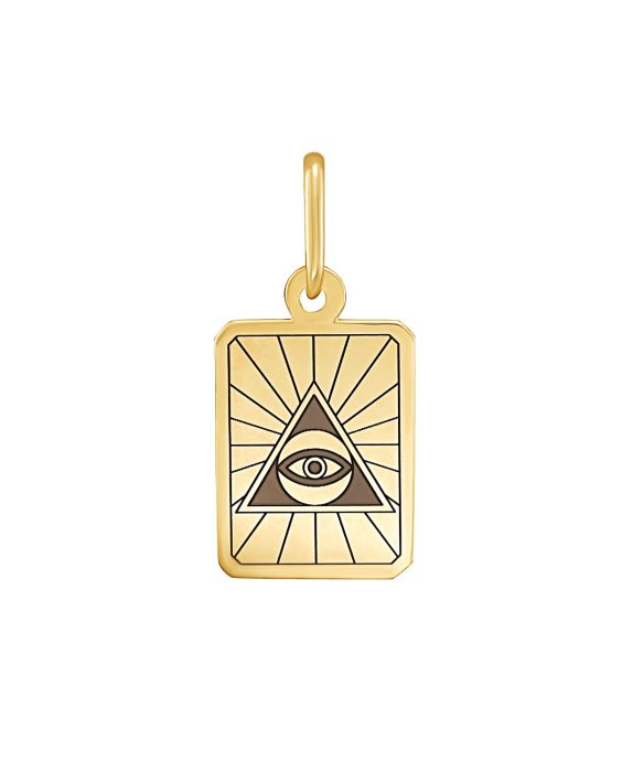14K Eye Of Providence Tarot Charm