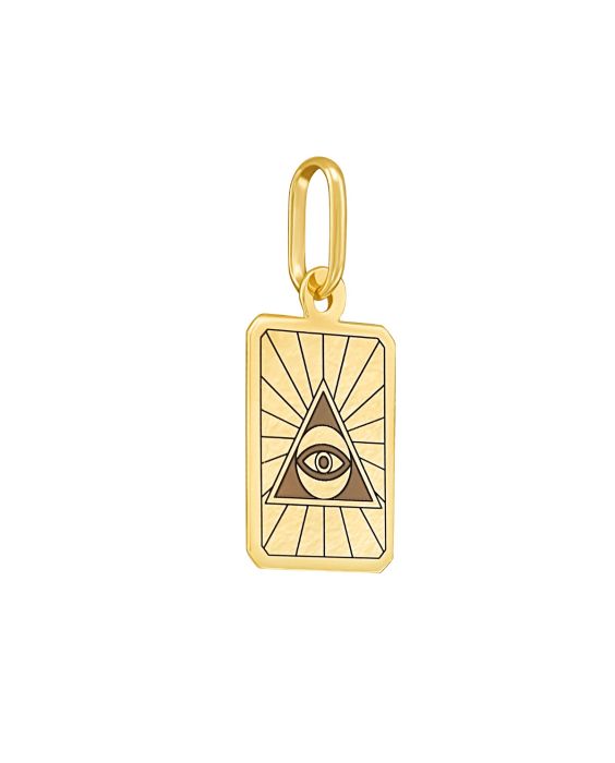 14K Eye Of Providence Tarot Charm