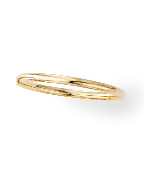 14K Gold Polished 5mm Bangle