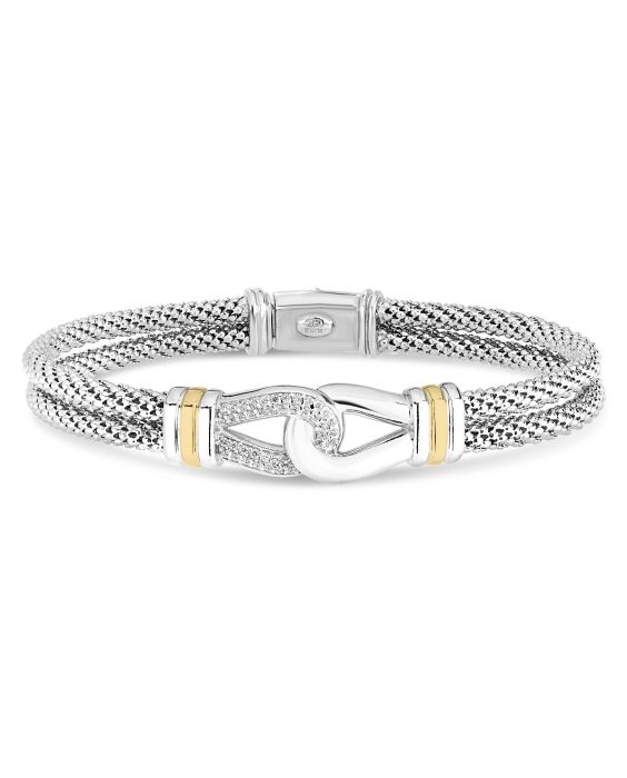 Prosecco Interlocking Diamond Bracelet