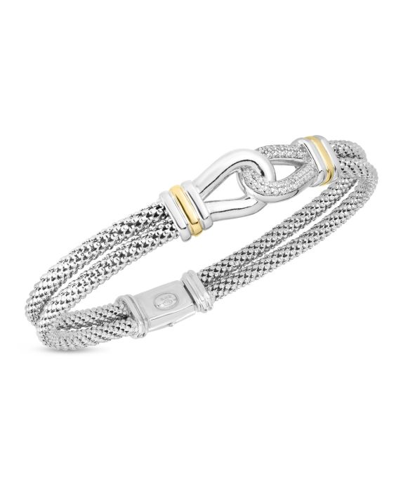 Prosecco Interlocking Diamond Bracelet