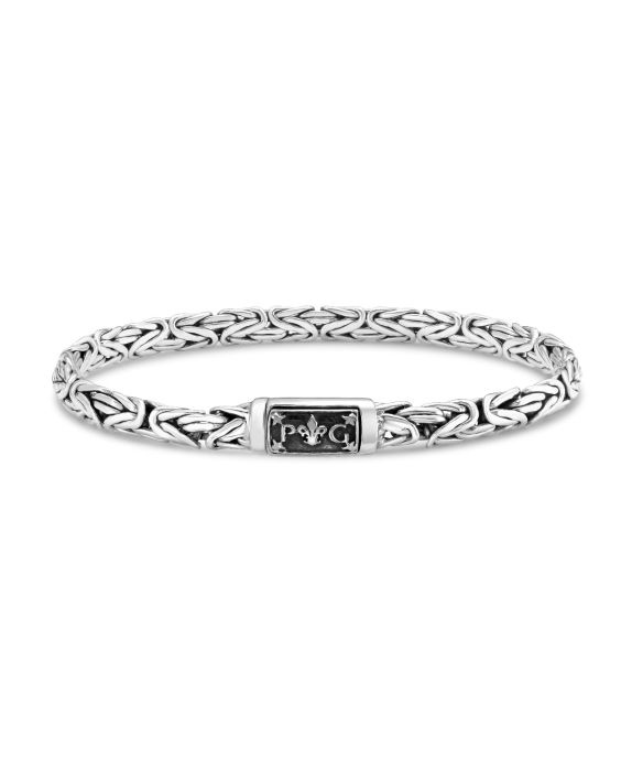 Silver Men's Byzantine Bracelet