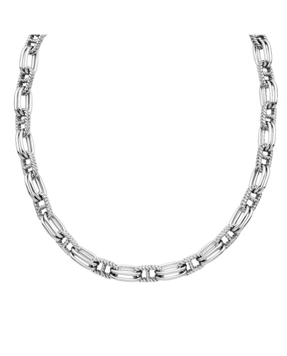 Silver Cable Mariner Chain Necklace