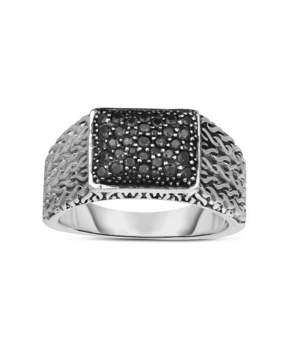 Sterling Silver Woven Ring 