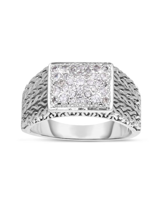 Sterling Silver  Woven Ring 