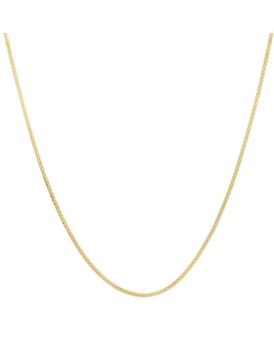 14K Gold 1.65mm Popcorn Chain