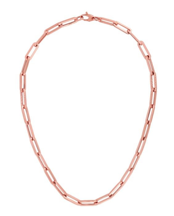 14K Gold 6.1mm Paperclip Chain 