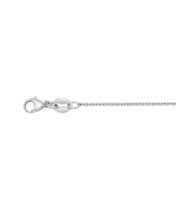 Platinum 1.2mm Oval Cable Chain