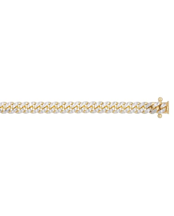 14K 5mm Pave Classic Miami Cuban Chain