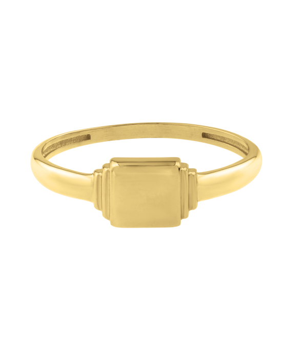 14K Mini Signet Ring