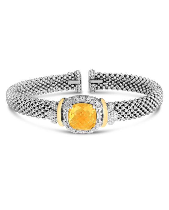 Yellow Quartz Prosecco Bangle