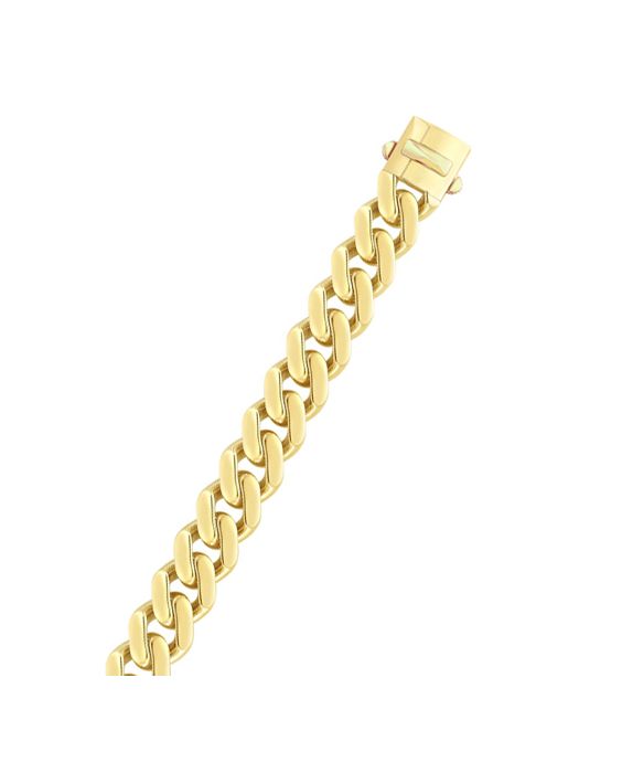 14K Gold 11.5mm Lite Miami Cuban 