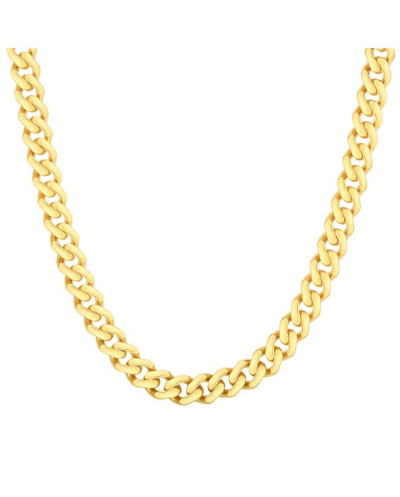14K Gold 8mm Lite Miami Cuban