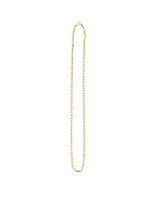 14K Gold 2.2mm Oval Mirror Link Chain 