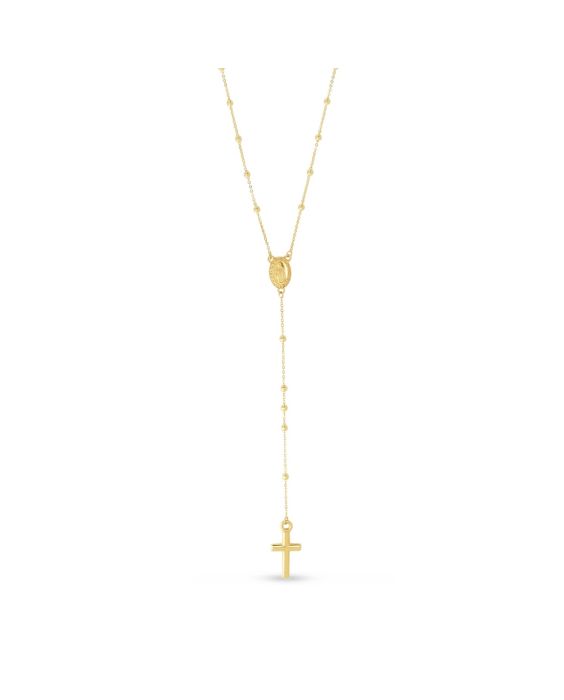 14K Rosary Necklace