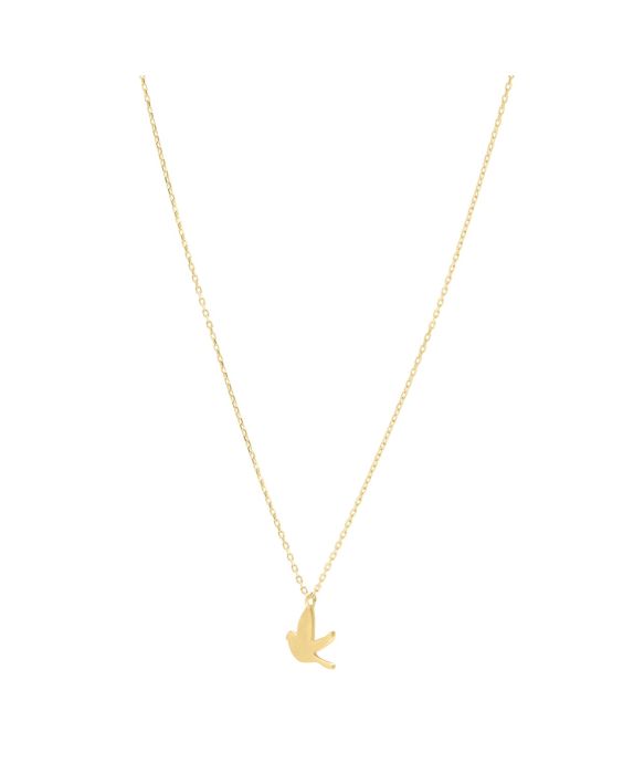 14K Dove Necklace 