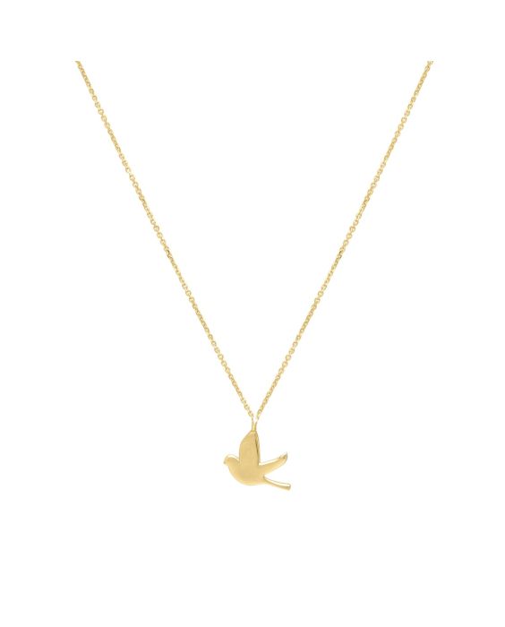 14K Dove Necklace 