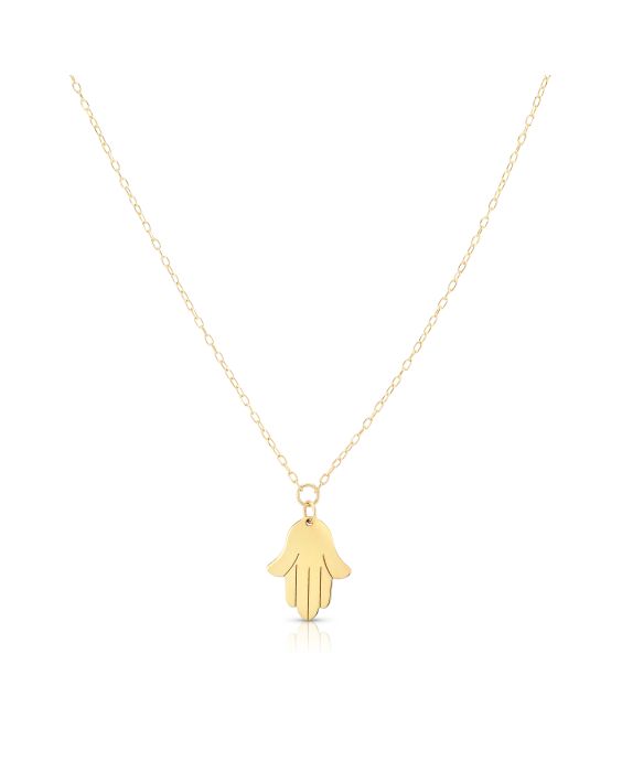 14K Gold Hamsa Necklace