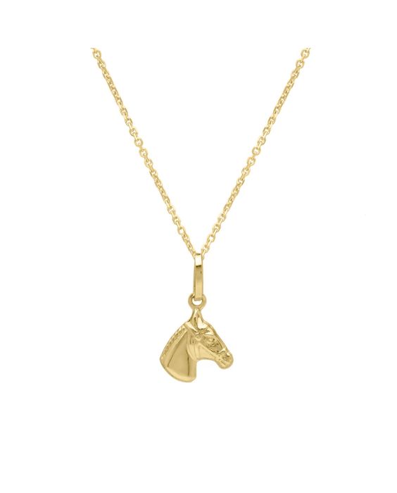14K Small Horse Pendant 