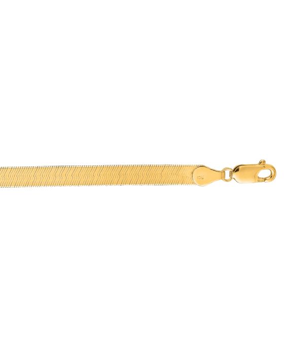 14K Gold 3.8mm Imperial Herringbone Chain 