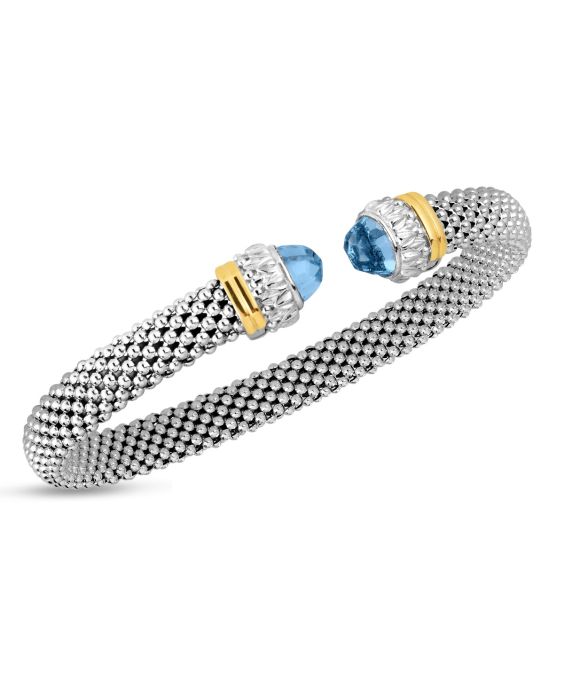 Blue Topaz Prosecco Cuff