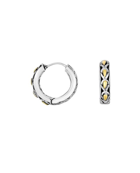 Silver & 18K Dragonfly Earring