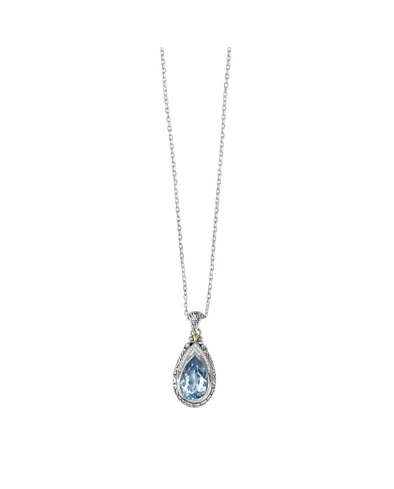 Silver & 18K Dragonfly Necklace