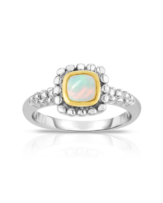 Sterling Silver & 18K Gold Quadra Prosecco Ring