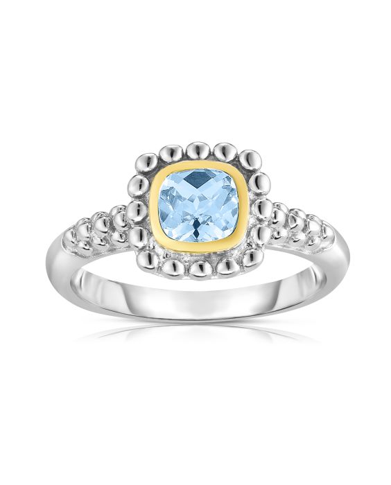 Sterling Silver & 18K Gold Quadra Prosecco Ring