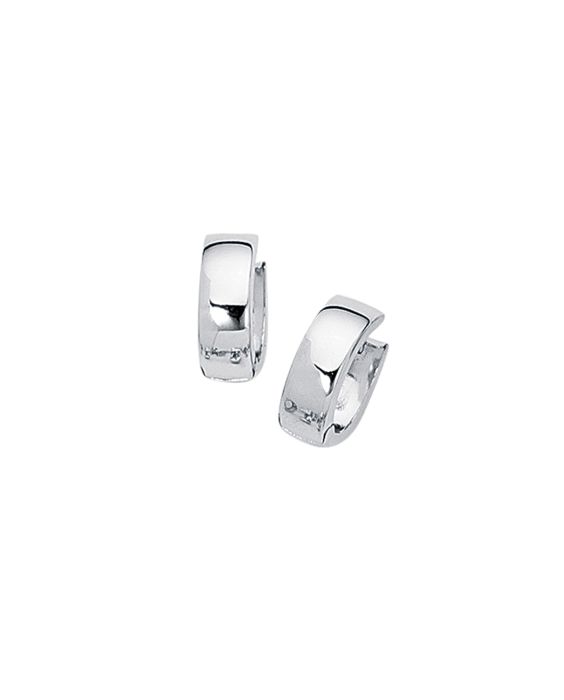 14K Gold Polished Chunky Huggie Earring