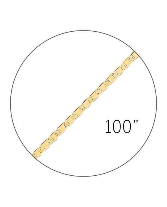 14K 100&quot; 1.9mm Mariner Spool Chain