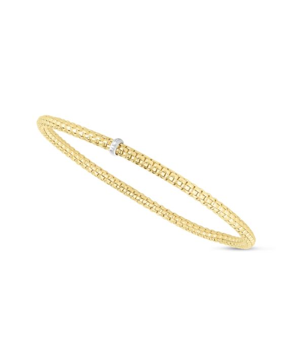 14K Gold Prosecco Stretch 3mm Bracelet