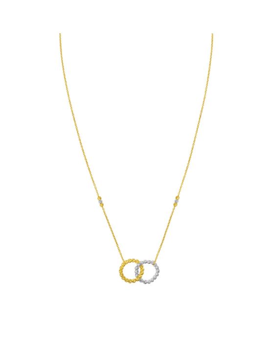 14K TT Interlocking Necklace
