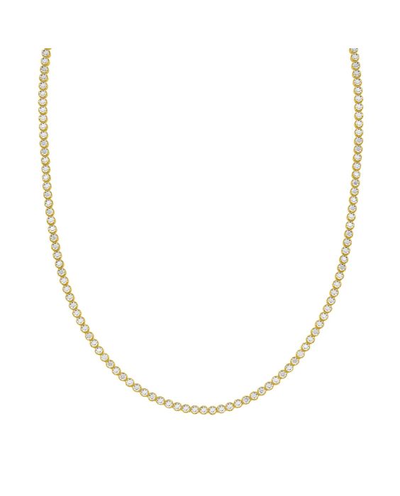 14K Diamon'Oro Tennis Necklace
