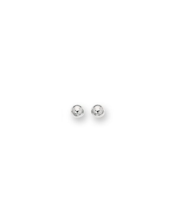14K Gold Polished 8mm Post Earring