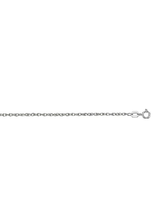 14K Gold 1.2mm Machine Rope Chain (Carded) 