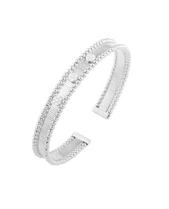 14K Pallina Diamond Bangle 