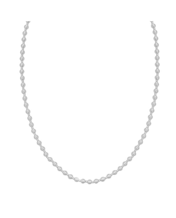 14K Disco DC Bead Chain