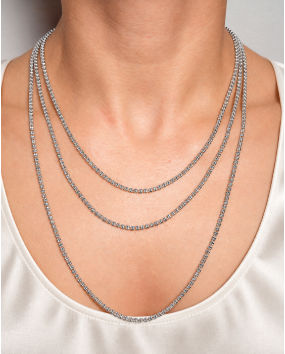 14K 2.74mm Fancy Ice Chain 
