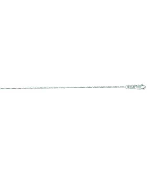 14K Gold 1.1mm Diamond Cut Cable Chain 