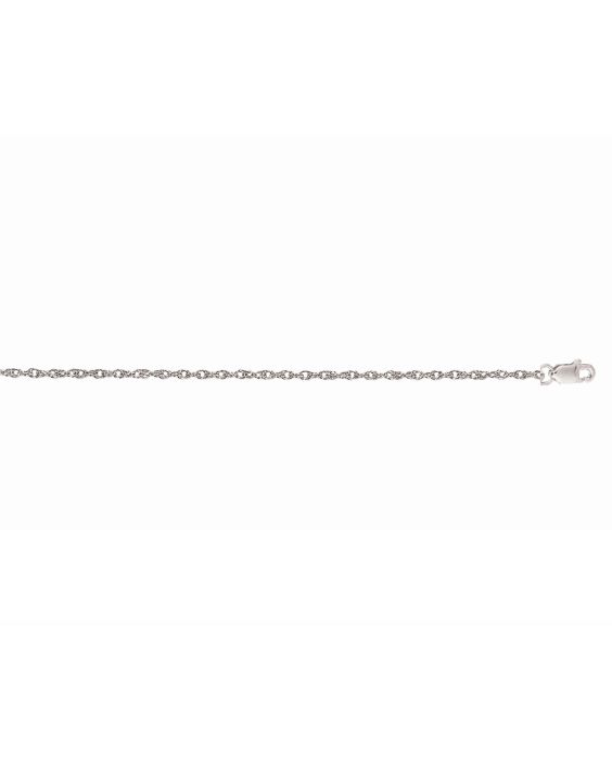 14K Gold 1.2mm Machine Rope Chain (Carded) 