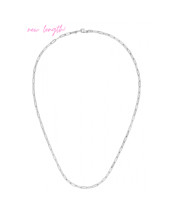 14K Gold 2.5mm Paperclip Chain 