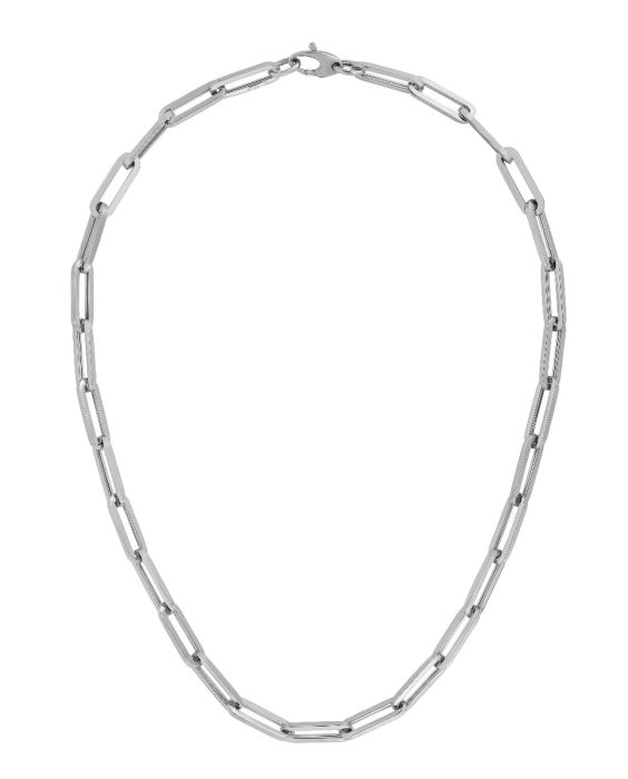 14K Gold 6.1mm Paperclip Chain 