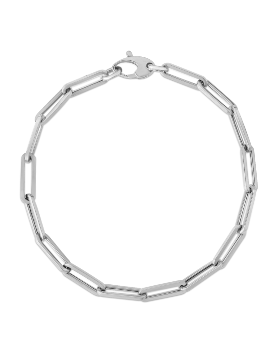 14K Gold 4.2mm Paperclip Chain 