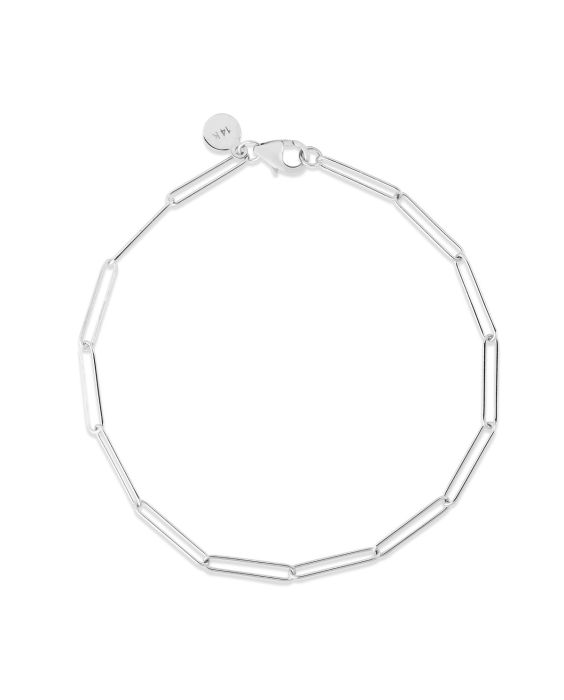 14K Lungo Paperclip Chain