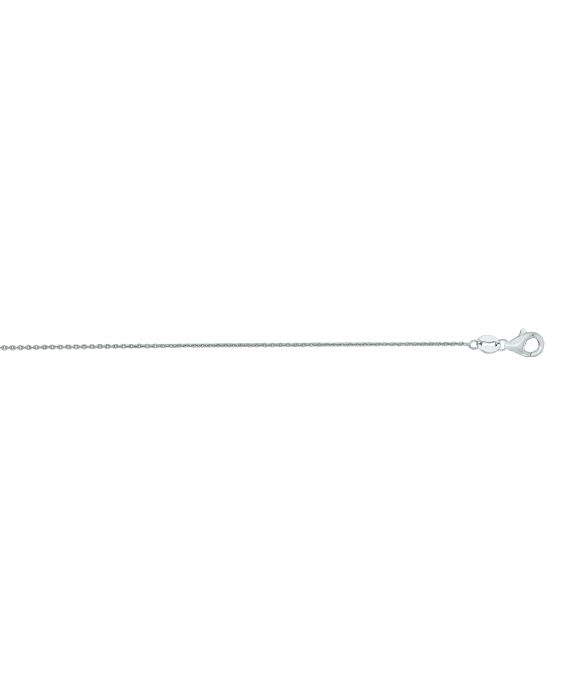 14K Gold 0.97mm Oval Cable Chain